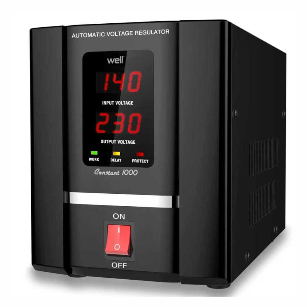 Estabilizador Automático Tensão Servomotor 2000Va - Tauu.pt