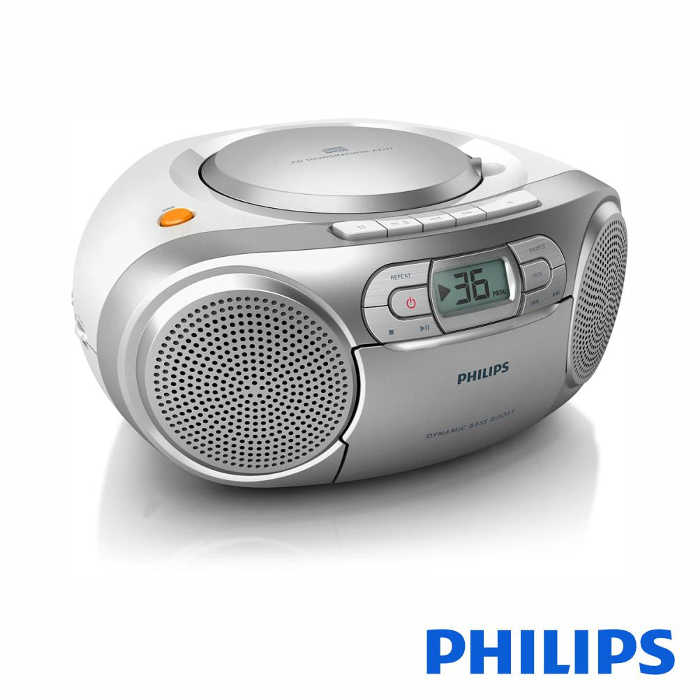 Rádio Portátil Fm/Cd/Aux/Cassetes C/ Colunas 3" Philips - Tauu.pt