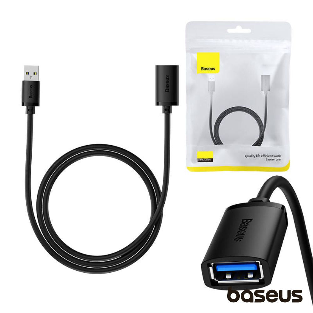Cabo Usb-A 3,0 Macho / Usb-A Fêmea 1M Airjoy Baseus - Tauu,pt