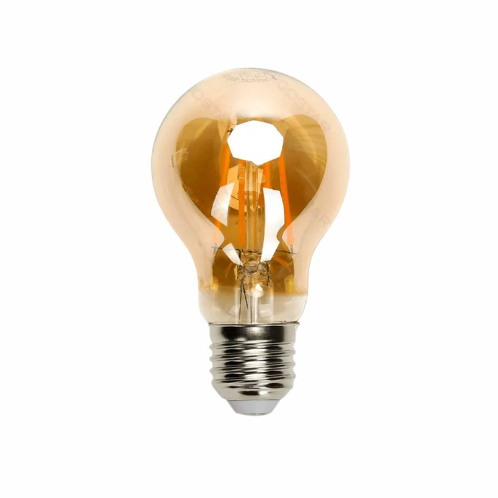 Lâmpada Led E27 Filamento Âmbar 8W 2200K 750Lm - Tauu,pt