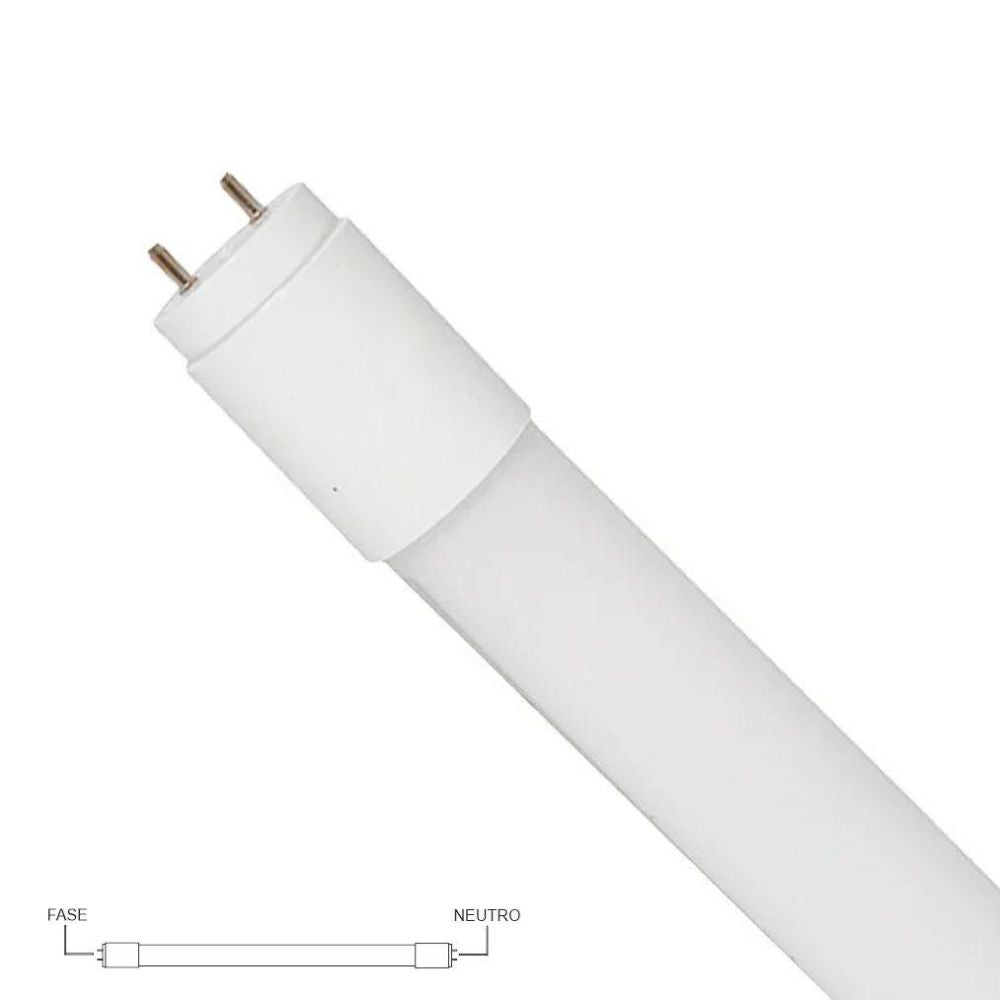 Lâmpada Tubular T8 18W 1,2M Leds G13 6500K 1800Lm - Tauu,pt