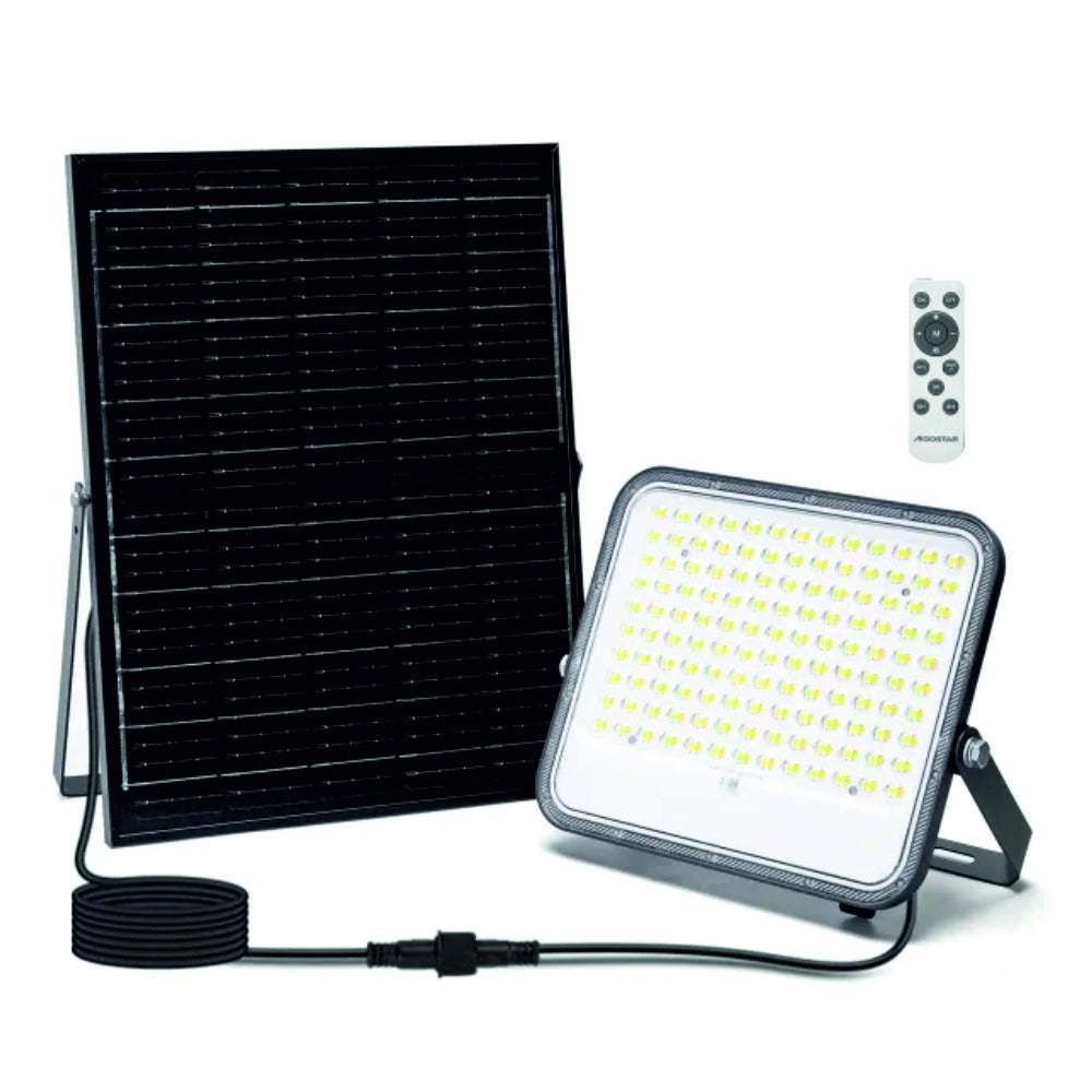 Foco Led Solar 200W Cct 3000K/4000K/6500K 2000Lm Ip66 - Tauu.pt