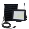 Foco Led C/ Painel Solar 200W 6500K 2000Lm Ip65 Preto - Tauu,pt