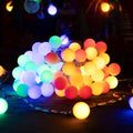 Luzes De Natal Bolha 100 Led Rgby 3Xaa 10M Ip44 - Tauu,pt