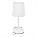 Candeeiro Mesa E27 60W C/ 3X Schuko/3X Usb/Suporte Telemóvel - Tauu.pt