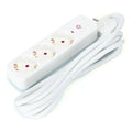 Extensão Elétrica 3X Schuko C/ Interruptor 3M 3G1.5 - Tauu.pt