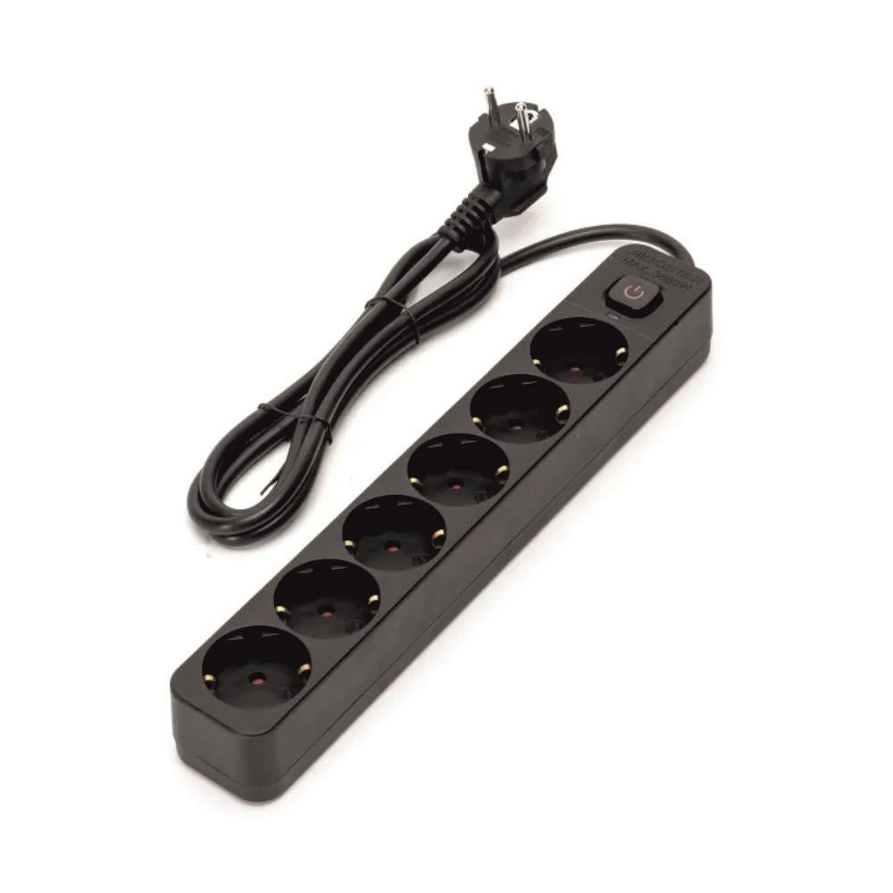 Tomada Elétrica C/ 6 Saídas C/ Interruptor 1,5M 3G1,5 - Tauu,pt