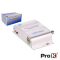 Conversor Activo Balun Vídeo Áudio C/ Dc Cat5 Prok - Tauu,pt