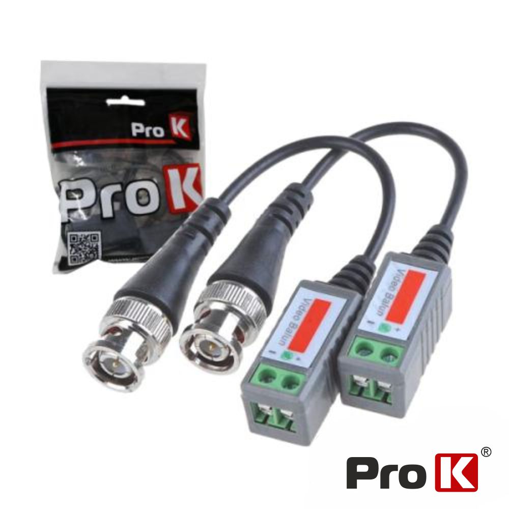 Conversor Passivo 2X Balun Vídeo Terminais Parafuso - Tauu,pt