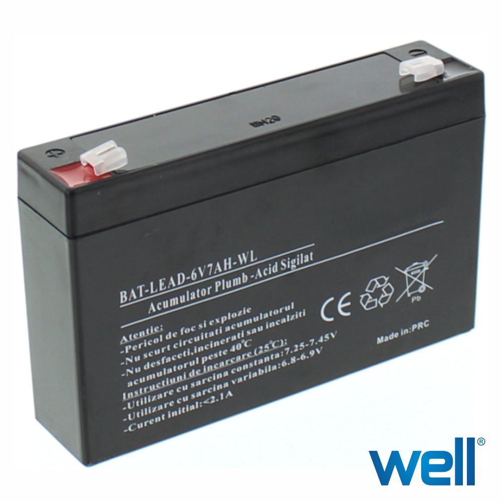 Bateria Chumbo 6V 7A - Tauu,pt