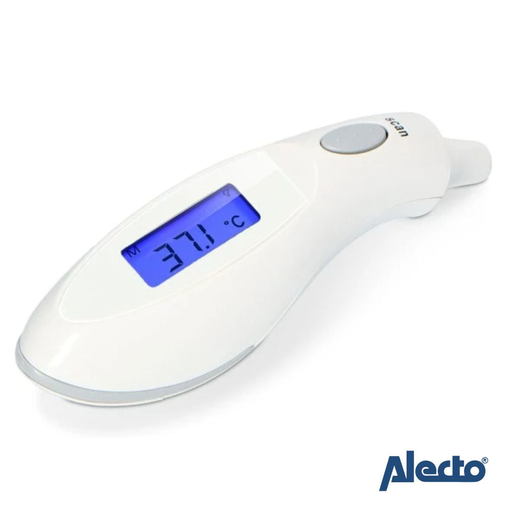 Termómetro Digital De Ouvido Infravermelhos Corporal Alecto - Tauu.pt