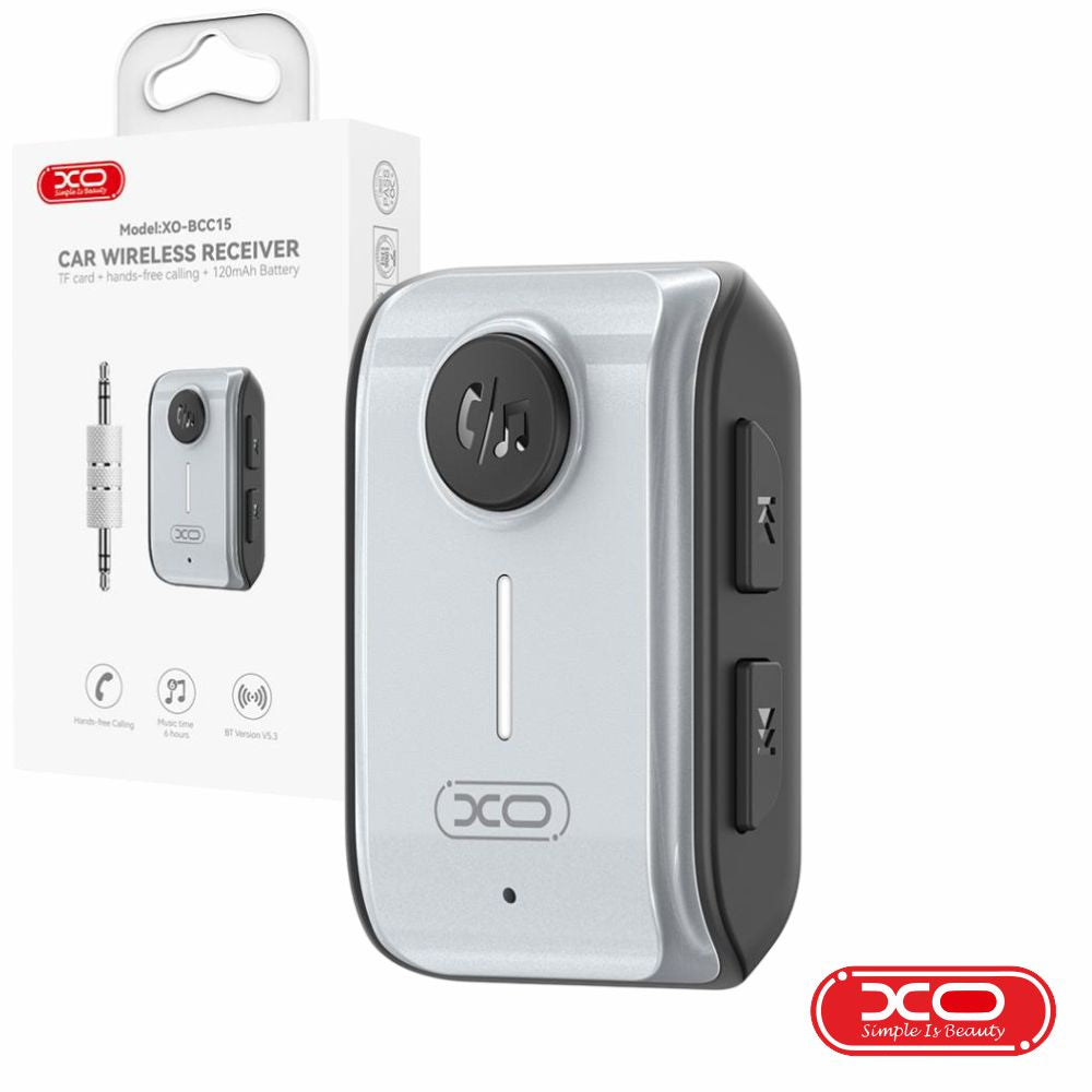 Recetor Bluetooth V5.3 C/ Bateria Cinzento Xo - Tauu.pt