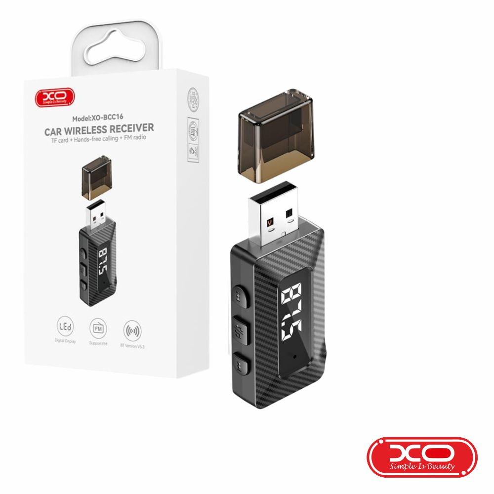 Transmissor Fm Mãos-Livres Bluetooth 5.3 Usb-A Xo - Tauu.pt
