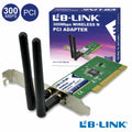 Adaptador Pci Wifi 802,11B/G/N 300Mbps Lb-Link - Tauu,pt
