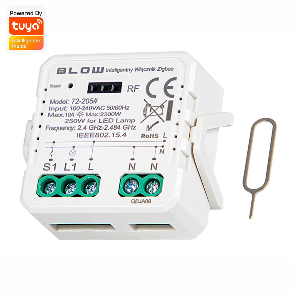 Módulo Relé 1 Canal 2300W 10A Wifi Zigbee Tuya - Tauu.pt