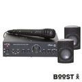 Conjunto Karaoke Amplificador 2X20W 2 Colunas Mic Boost - Tauu,pt