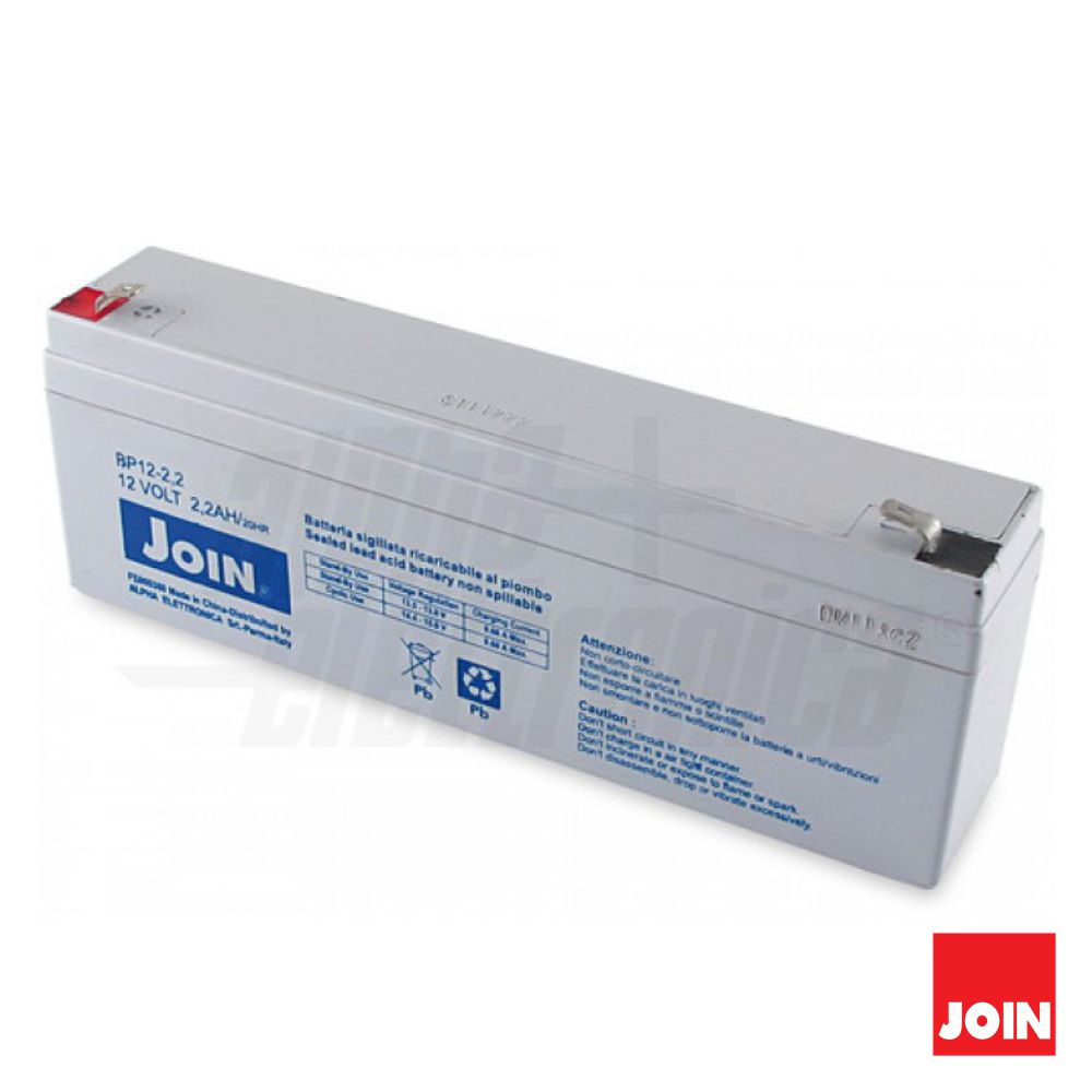 Bateria Chumbo 12V 2.2A Join - Tauu.pt