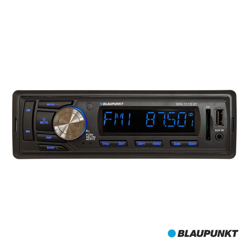 Auto-Rádio Mp3 20Wx4 C/ Fm/Sd/Usb/Bluetooth Blaupunkt - Tauu,pt