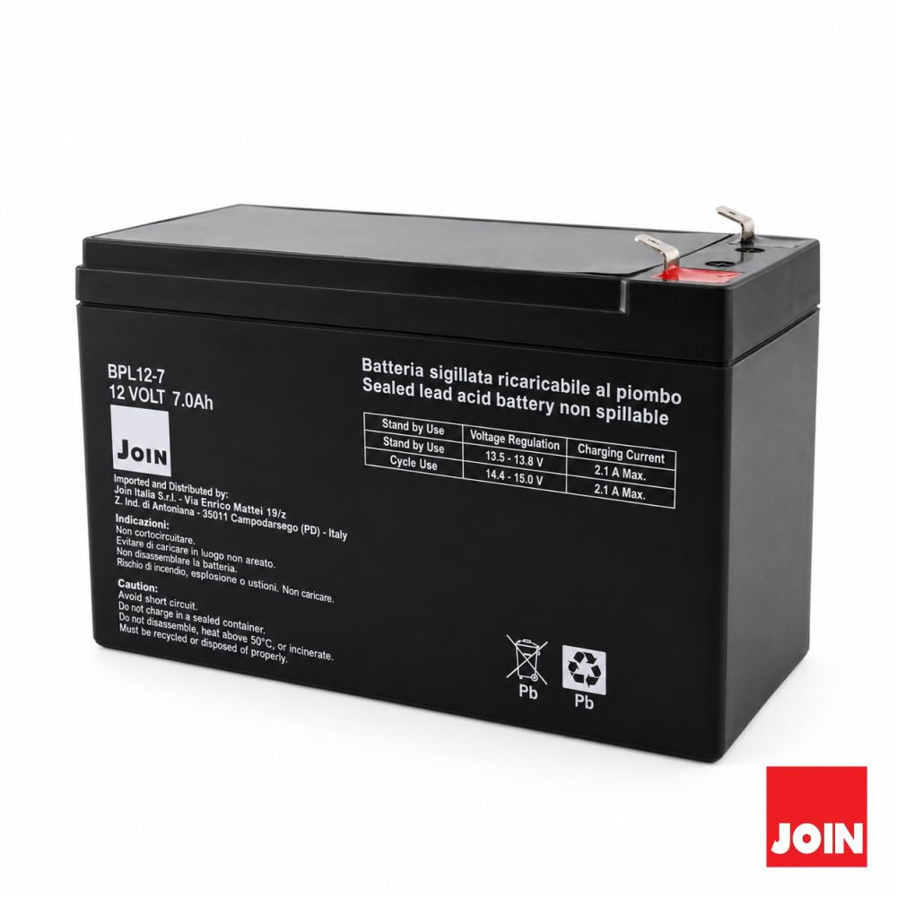 Bateria Chumbo Agm 12V 7A Join - Tauu.pt