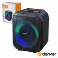 Coluna Amplificada 6,5" 200W Bluetooth Bat/Usb/Aux/Sd Denver - Tauu,pt