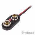 Suporte P/ 1 Pilha De 9V C/ Fios Velleman - Tauu,pt