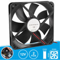 Ventoinha 12V 80X80X25Mm 2 Fios - Tauu,pt