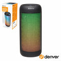 Coluna Bluetooth Portátil Rgb 2X30W Preto Denver - Tauu.pt