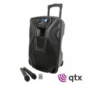 Coluna Amplificada 12" 80W Usb/Bt/Vhf/Mic/Bat Qtx - Tauu.pt