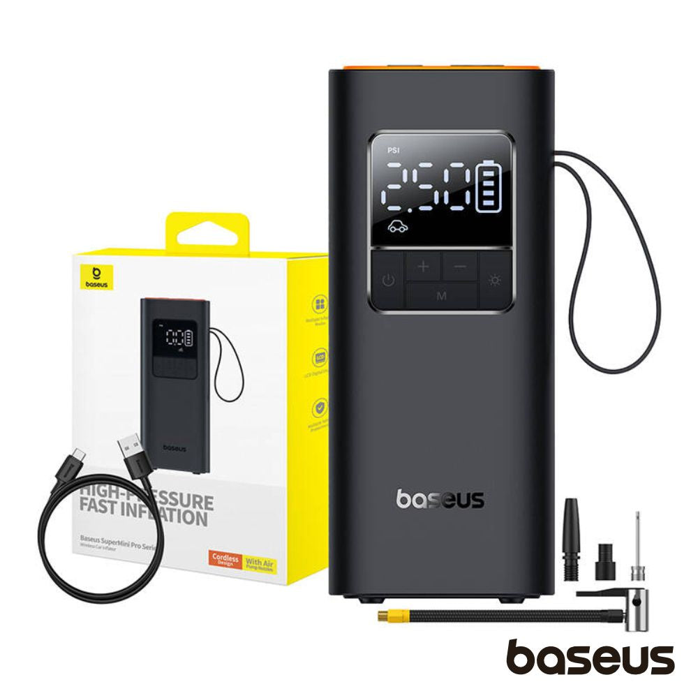 Compressor De Ar Portátil C/ Lcd Supermini Pro Baseus - Tauu.pt