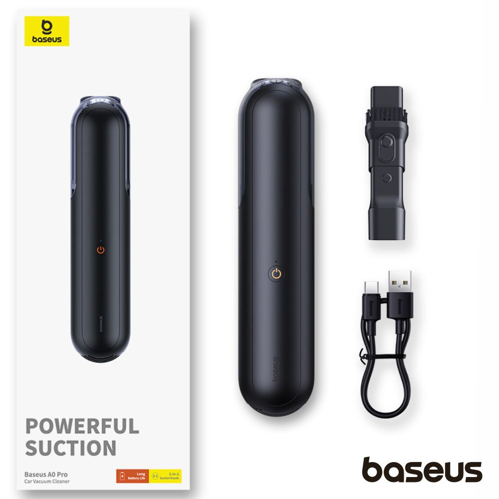 Aspirador Portátil A0 S/ Saco 30W 4000Pa Preto Baseus - Tauu.pt