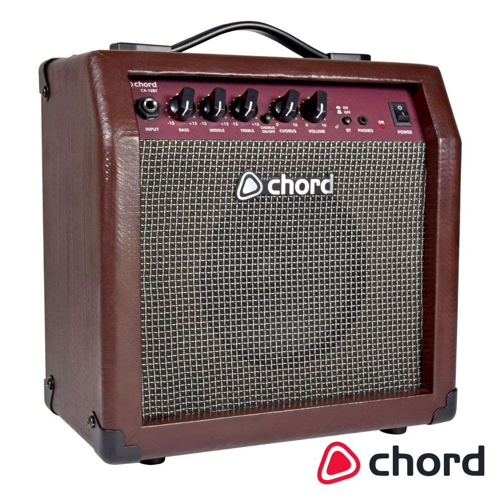 Amplificador Guitarra Acústica 6.5" 15W Bluetooth Chord - Tauu.pt