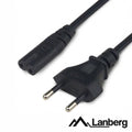 Cabo Alimentação Ac Plano / Tipo 8 Iec C7 1,8M Lanberg - Tauu,pt