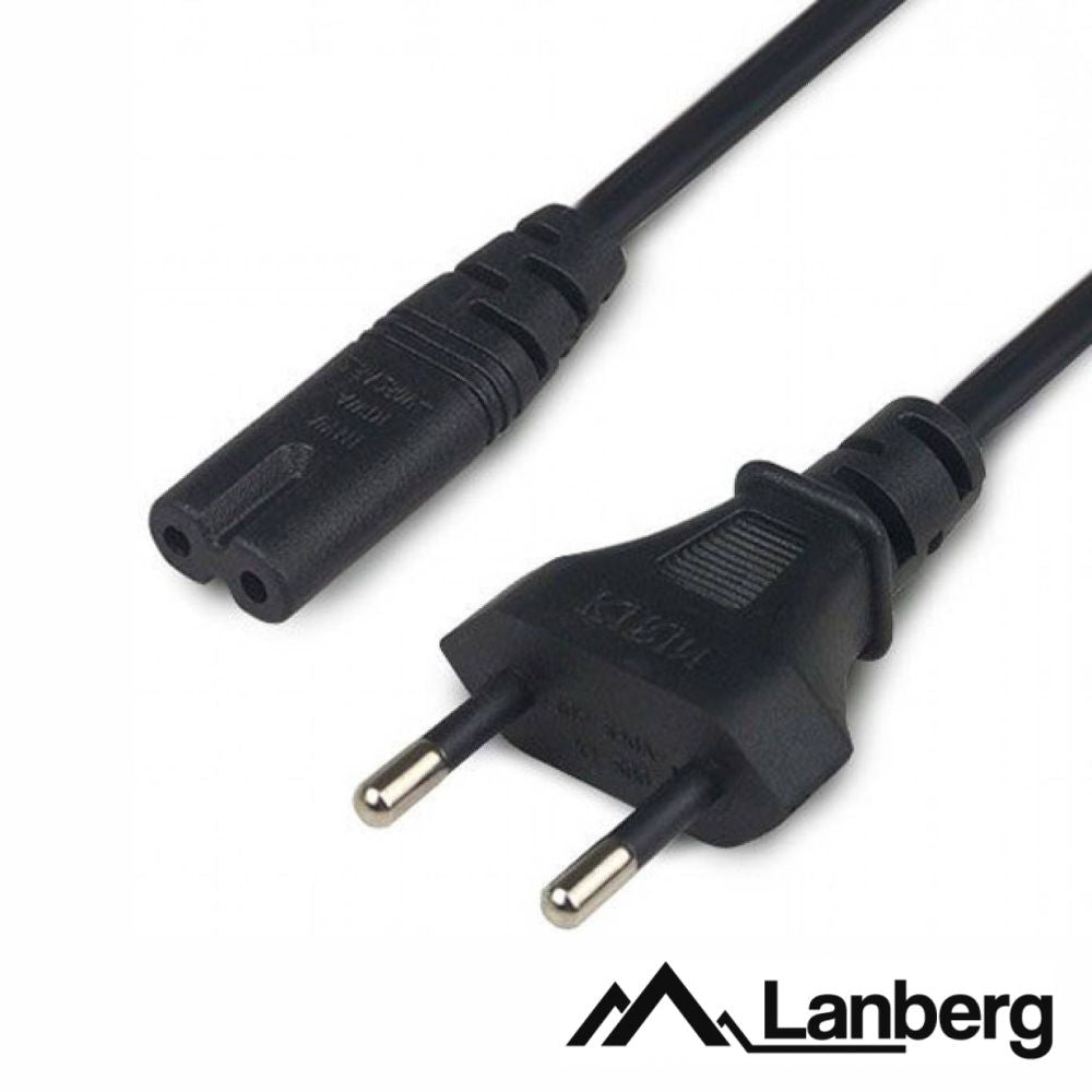 Cabo Alimentação Ac Plano / Tipo 8 Iec C7 1,8M Lanberg - Tauu,pt