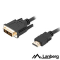 Cabo Hdmi Macho / Dvi-D Single Link Macho 1.8M Lanberg - Tauu.pt