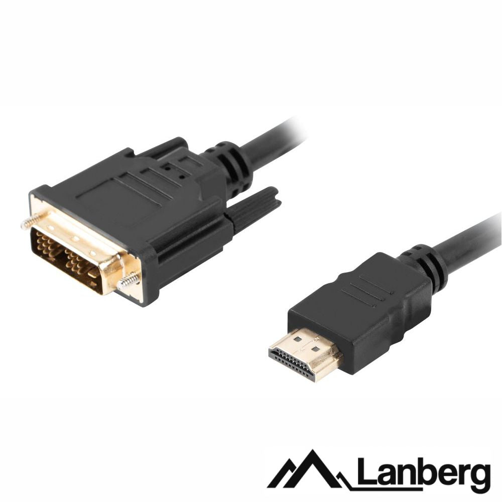 Cabo Hdmi Macho / Dvi-D Single Link Macho 3M Lanberg - Tauu.pt