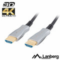 Cabo Hdmi Fibra Óptica Dourado Macho / Macho 2.0 4K 30Mt - Tauu.pt