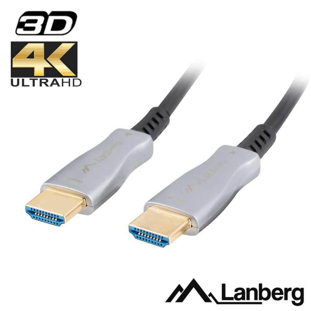 Cabo Hdmi Dourado Macho / Macho 2,0 4K 80M Lanberg - Tauu,pt