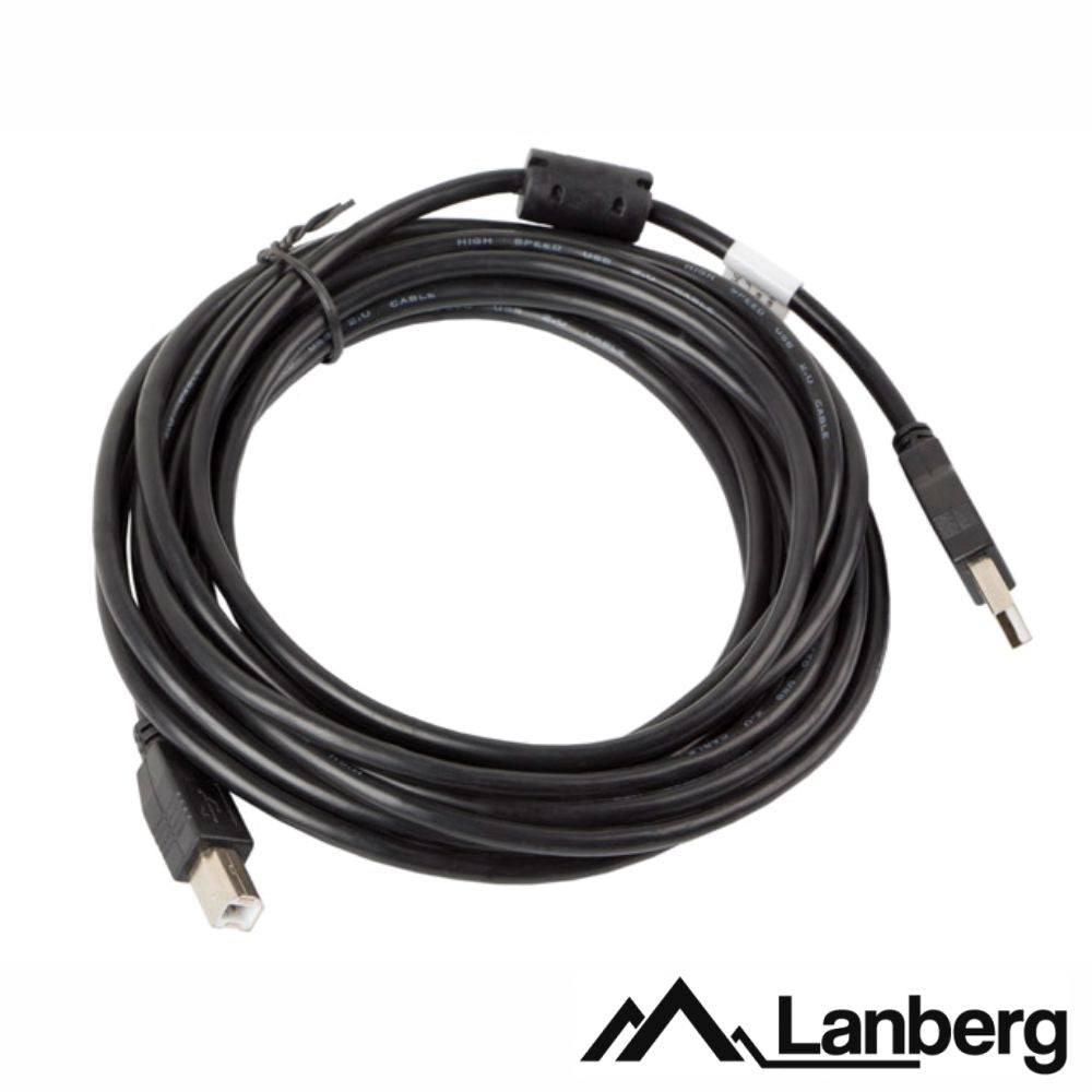 Cabo Usb-A 2.0 Macho / Usb-B Macho 5M Lanberg - Tauu.pt