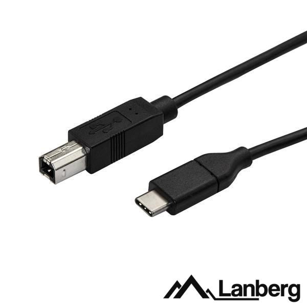 Cabo Usb-C 2,0 Macho / Usb-B Macho 1,8M Lanberg - Tauu,pt