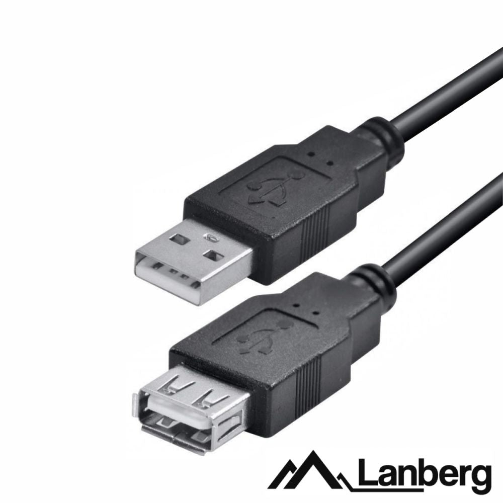 Cabo Usb-A 2,0 Macho / Usb-A Fêmea 3M Lanberg - Tauu,pt