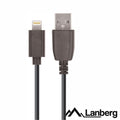 Cabo Usb-A 2.0 Macho / Lightning 8P Macho 1.8M Preto Lanberg - Tauu.pt