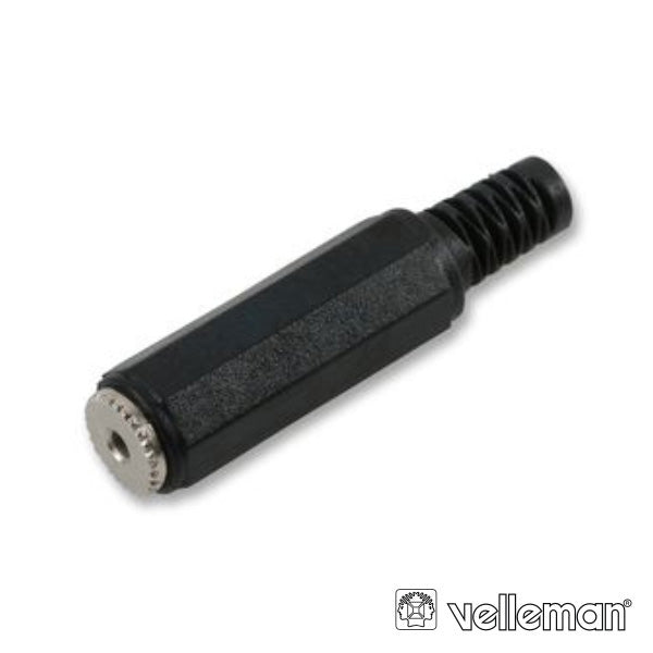 Ficha Jack 2,5Mm Fêmea Mn Pvc C/ Guarda Cabo - Tauu,pt