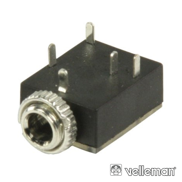Ficha Jack 3,5Mm Fêmea P/Chassis Niquelado St - Tauu,pt