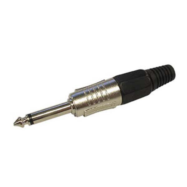 Ficha Jack 6.35Mm Macho Mn Preta Profissional Velleman - Tauu.pt
