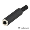 Ficha Jack 6.35Mm Fêmea Stereo Com Proteção De Cabo - Tauu.pt