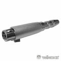 Ficha Adaptadora Xlr 3P Macho / Jack 6.35Mm Fêmea Velleman - Tauu.pt