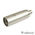 Ficha Adaptadora Xlr 3P Macho / Rca Fêmea - Tauu.pt