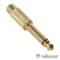 Adaptador Rca Fêmea P/ Jack 6,35Mm Macho Mn Dourado - Tauu,pt