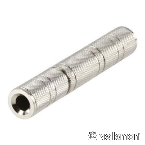 Ficha Adaptadora Jack 6.35Mm Fêmea / Jack 6.35Mm Fêmea - Tauu.pt