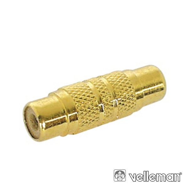 Ficha Adaptadora Fêmea Rca / Fêmea Rca Dourado - Tauu,pt